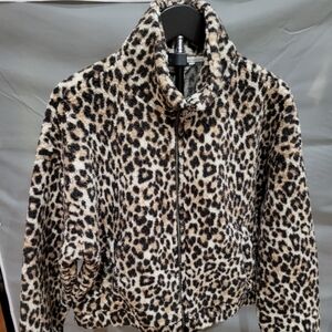 American Eagle Outfitters Leopard Print Jacket